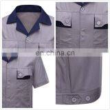 Wholesale Short -Sleeved Labor Uniform / High Quality Workwear Uniforms Industrial Uniform of 100% Cotton/TC/CVC thumbnail-5