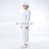 SANXIA White 100%Polyester Jumpsuit Food Factory Worker Wear thumbnail-2