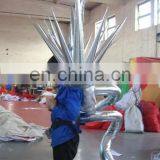 Customized Silver Inflatable Costume Fan for Stage Decoration for Festival thumbnail-2