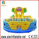 PVC Inflatable Jungle Fun Run Jumping Castle Obstacle