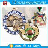 Top Sale Custom Hign Quality Football Gold Award Medals With Ribbons thumbnail-4