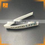 Customized Logo Polo Shirts Washable Woven Label Sew on Back Main Label/neck Label