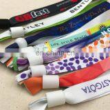 Custom Fabric Festival Polyester Wristband With a Message thumbnail-2