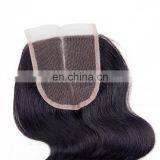 2018 hot sale wholesale 100% human hair 4*4 brazilian closure deep wave for sale