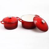 Enamel Cast Iron Dutch Oven Casserole Cast Iron Casserole thumbnail-4