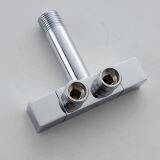 All Copper Square Multi-function Three-way Angle Valve One in Two Out thumbnail-5