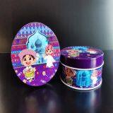 Food Round Metal Tins Lids Round Flat Cookie Tin Candy Chocolate & Cake thumbnail-5