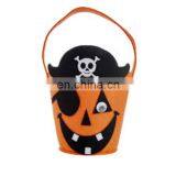 Sturdy and Fun Halloween Pumpkin Trick or Treat Bags Felt Candy Tote Bag thumbnail-1