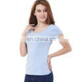 2020 New Arrival Hot Selling Female Blank Modal Stretch Summer Short Sleeve Crew Neck Women t Shirt thumbnail-2