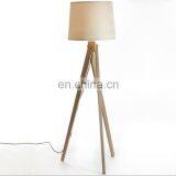 2018 Simple Creative Style Fabric Shades Tripod Modern Floor Lamp thumbnail-2