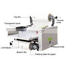 L380 Hot Roll Laminator for Printing Shop 375mm Width Lamination Size Thermal Automatic Laminator Machine thumbnail-2