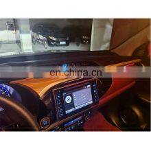 16 Colors Mahogany Interior Door Panel Decorative Trims Lamp Led Lights Custom Car Ambient Light for Hilux Revo 2021 2015 thumbnail-3