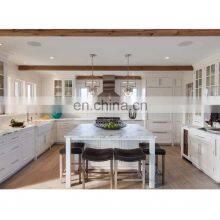 Modern Latest Design Black and White Farmhouse Shaker Best Wood Custom Kitchen Cabinet for Sale thumbnail-1