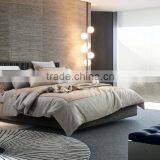 Golden Color Egyptian Cotton Flat Bed Sheet 6 Pcs Comforter Set for Middle East Embroidery Bedding Set thumbnail-1