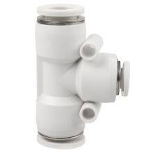 Plastic PEG Series Tee Union Tube Reducer Connectors Penumatic Air Fittings thumbnail-2