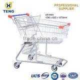 US Unfolding Style Metal Shopping Trolley Carts thumbnail-5