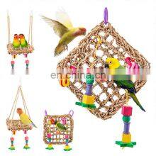 Branded Hanging Cage Chewing Animals Singing Wood Foraging Flying Birds Toy thumbnail-1