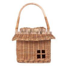Set Of 2 Rattan Small Basket For Children Handicraft Kid Basket Bag Wicker Kids Bag Wholesale Supplier thumbnail-3