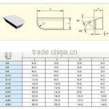 P30 Type A Brazed Tips Solid Carbide Cutting Tips for Lathe Turning Tools thumbnail-2