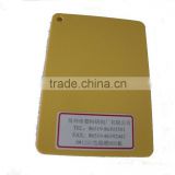 RAL 121C color Yellow Fire-Proof ABS plastic sheets for sale