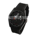 Military Royale Men's Black Rubber Strap Best Fashion Plastic Watch MR077 thumbnail-2