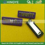 New Arrive High Quality Rubber Covered Zinc Alloy Metal Rivet Badges For Handbad -- P5330 thumbnail-1