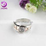 Loose Cubic Zirconia Fashion Silver Ring for Lover thumbnail-1