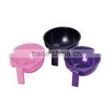 Plastic hair tinting dyeing bowl