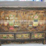 Chinese Antique Two Door Three Drawer Cabinet thumbnail-1