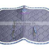 Navy Cotton Drill Saddle Pad.