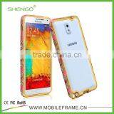 National Flavor Mobile Phone Metal Case/TPU Inlaid Phone Case for Samsung Note3