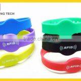 125KHz Silicone Wristband RFID Proximity Watch Type RFID Wristband Waterproof