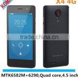 KOMAY NEWEST Bluboo X4 4G FDD LTE 4.5 Inch IPS MTK6582M+6290 Quad Core Smartphone With 1gb+4gb Smart Phone thumbnail-1