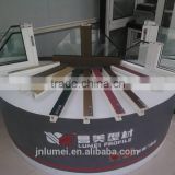 JiNan LuMei pvc profiles window profile white color ASA/PMMA/PVC-U