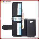 China Manufacturer Magnet Book Style Wallet Leather Case for HTC One M8 Mini thumbnail-4
