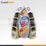 New Arrival Cardboard Supermarket Display Rack for Food Promotional
