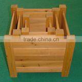 square wooden flower boxes flower box wood planter boxes