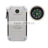 Universal Portable Compass Usb 8000mah Waterproof Mobile Phone Powerbank thumbnail-6
