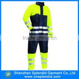 Construction coverall hi vis safety workwear