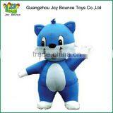 Hot Sale Promotion Inflatable Blue Cat Cartoon for Advertising thumbnail-1