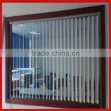 High quality transparentPVC vertical blinds with plastic clips