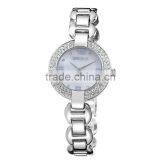W4754 Silver White Clean White Dial Crystal Design Your Own Watch thumbnail-1