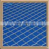 Galvanized Pvc Coated Animal Chain Link Fence