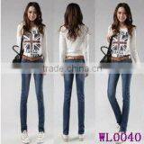 Girls Dresses Sexy Ladies Tops Latest Design Denim Jean Sexy Jeans Tops and Dresses