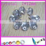 Hot Sale Highest Quality Sew-on Crystal Beads Violet Colour Number 3065# Waterdrop Shape Crystal Color Very Mini and Smart thumbnail-1