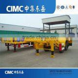 CIMC 20ft 2 Axles Skeleton Container Semi Trailer thumbnail-5