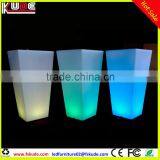 Waterproof PE Plastic Decorative Tall Ladder Flower Pots With LED Light up thumbnail-6