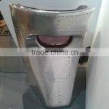 Aluminum Vintage Fiberglass Aviator Chair/ Ron Arad Inspired Little Albert Chair thumbnail-6