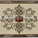 Custom Make Natural Waterjet Map Design Marble Pattern thumbnail-2