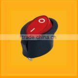 On-off Miniature Lighted Rocker Switch,6A 250V/10A 125V Red 6pin On-off Rocker Switch thumbnail-1